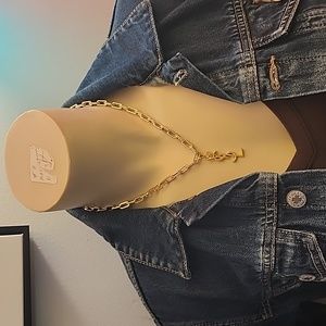 Authentic YSL charm on a chain